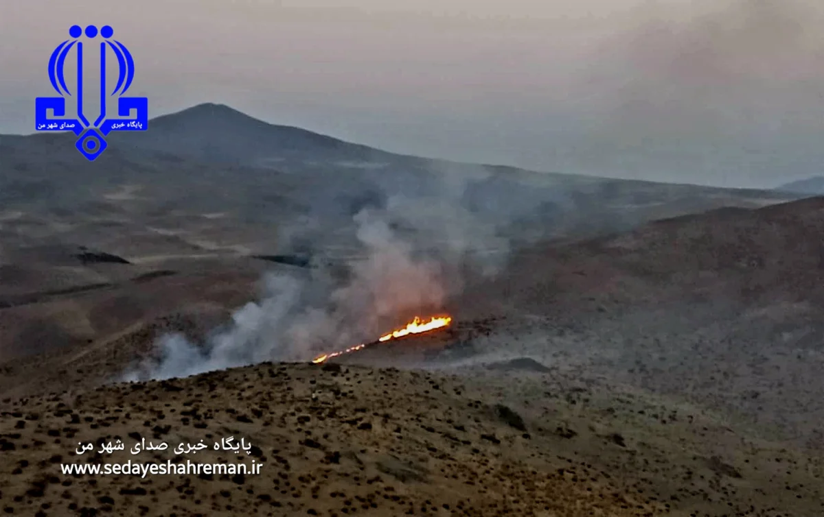 آتش سوزی ۲۳هکتار از مراتع دره ساری از توابع شهرستان بوئین و میاندشت مهار شد 